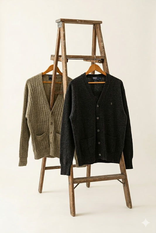 80's CHAPS & 90's Polo Ralph Lauren Cardigan x2点