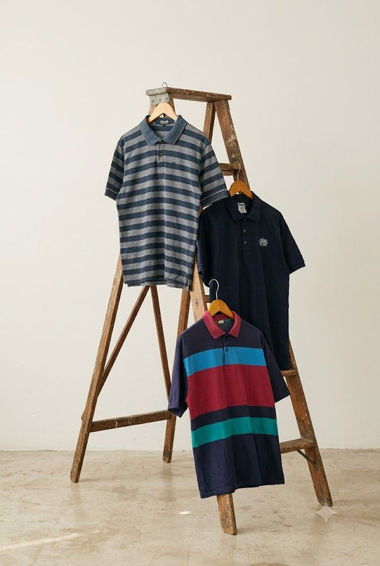 Made In USA Vintage Short Sleeve Polo Shirt x3点