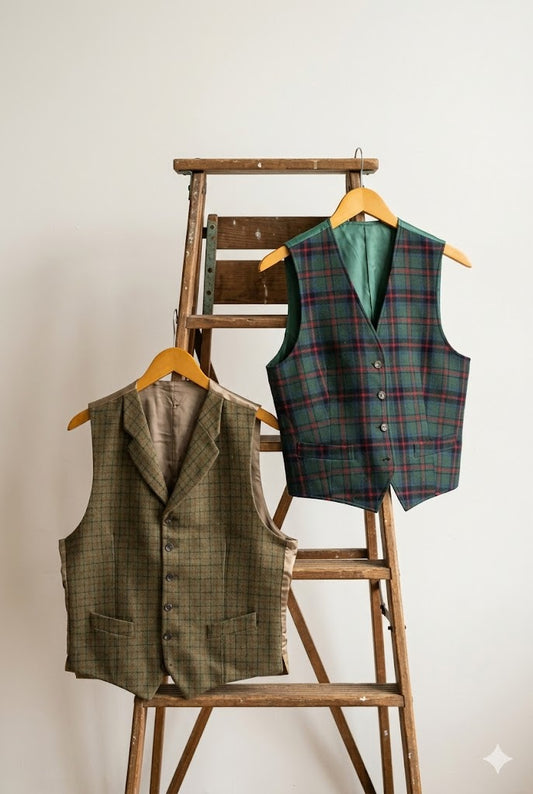 Aquascutum & DAKS Trad Style Vest x2点