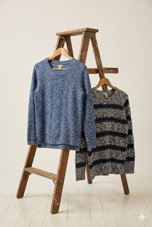 L.L. bean Women's Cotton Knit Sweater x2点