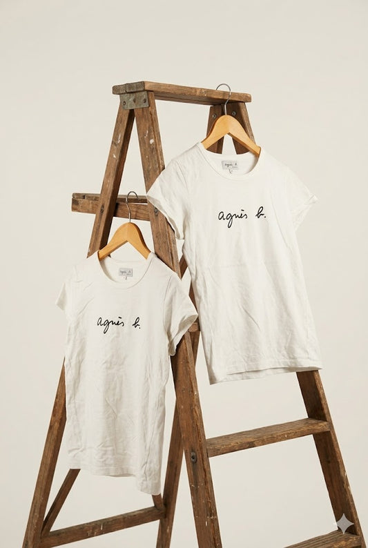 agnès b. Logo Print T-Shirt x4点