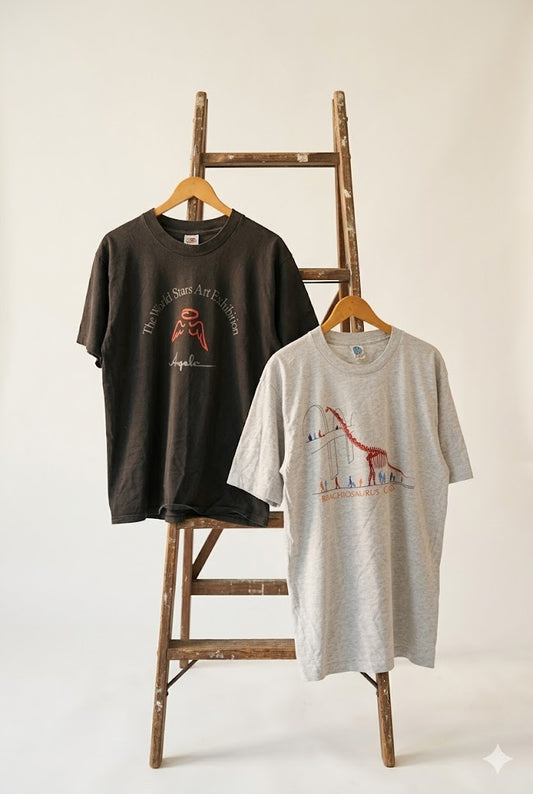90's Vintage Museum T-Shirt x2点