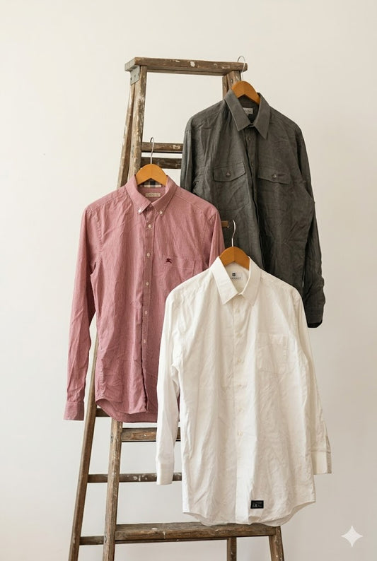 Luxury Brand Long Sleeve Shirt x3点