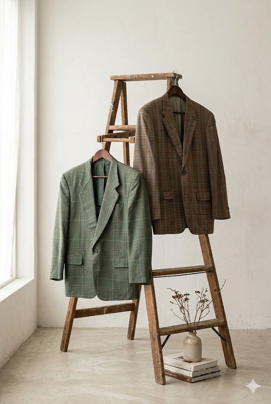 Takeo Kikuchi Check Tailored Jacket x2点