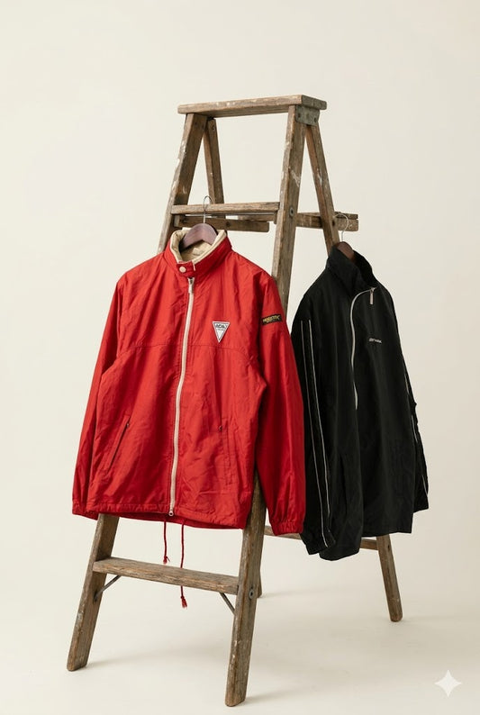 90's Descente & Reebok Vintage Nylon Tech Jacket x2点