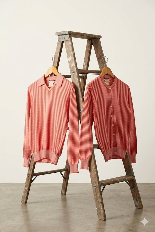 Made In Italy TEMPTATION Stripe Cut And Sew x2点