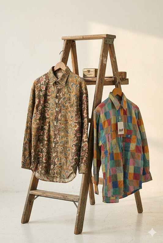 Made In India Men's Design Shirts x2点