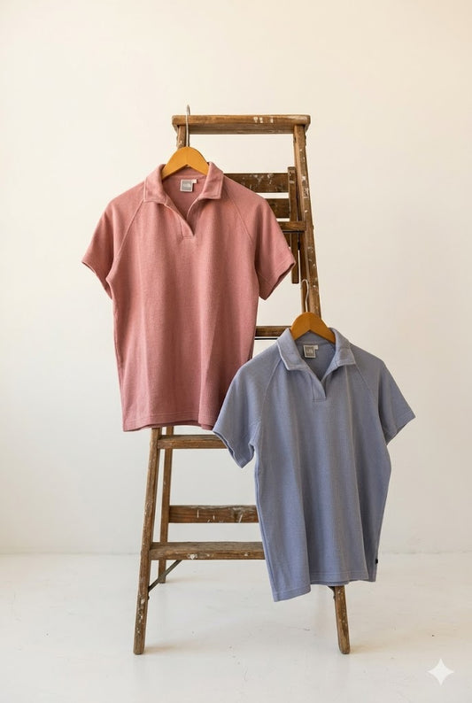 The North Face Waffle Fabric Short Sleeve Polo Shirt x2点