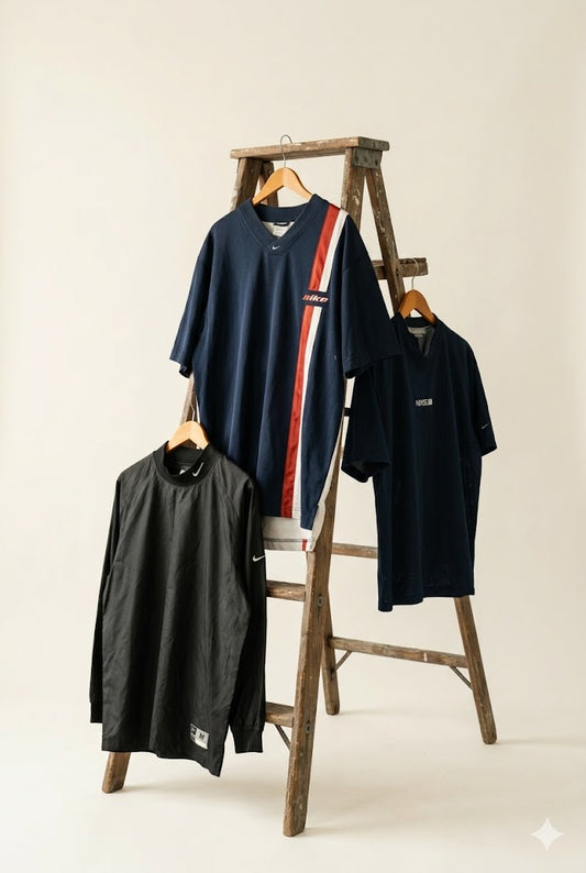 00's NIKE Street&Y2K Style Logo Tops x3点