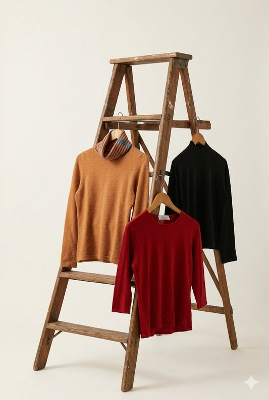 Made In France & Italy Cashmere100% Knit x3点