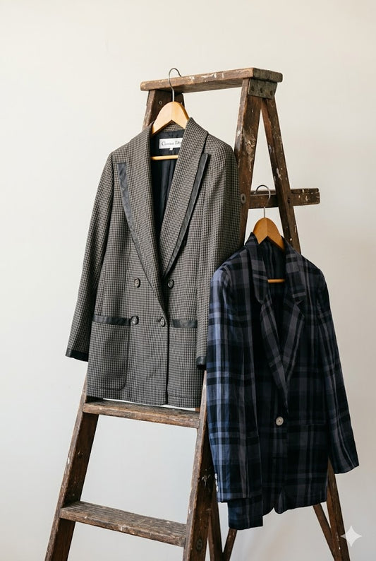 Christian Dior & Burberrys Check Tailored Jacket x2点