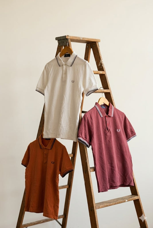 90's Made In UK FRED PERRY M12 Short Sleeve Polo Shirt x4点