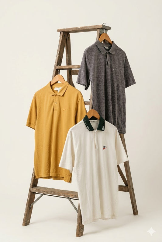 00's Old NIKE Short Sleeve Polo Shirt x7点