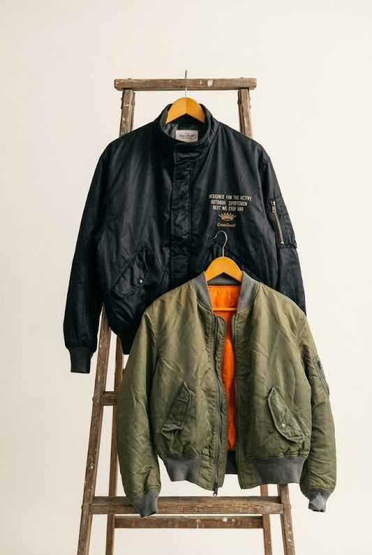 80-90's Alpha Industries & Daiwa Men's Vintage MA-1 Jacket x2点
