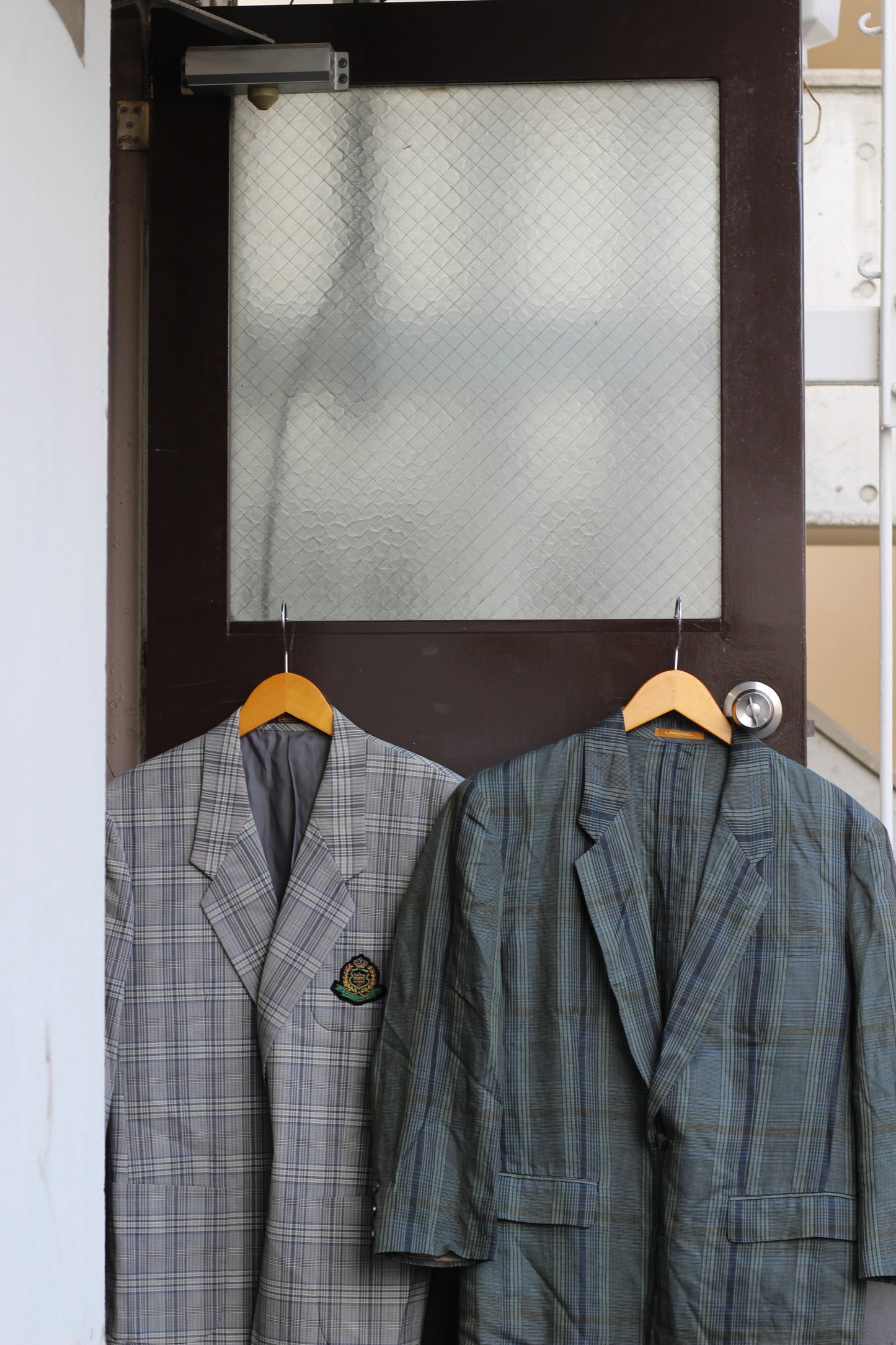 Men's Check Design Tailored Jacket x7点