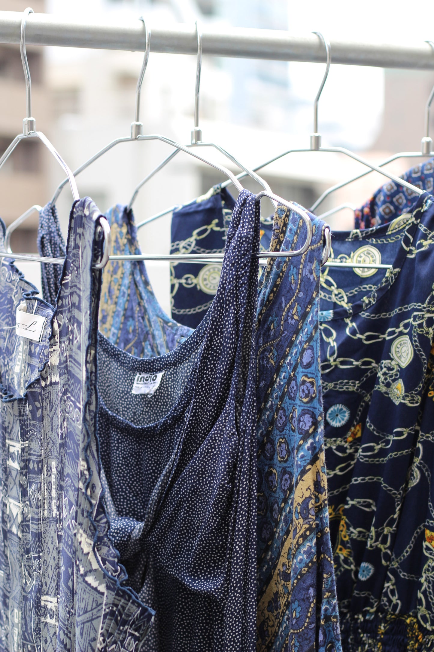 Vintage Navy Design No Sleeve One-Piece x6点