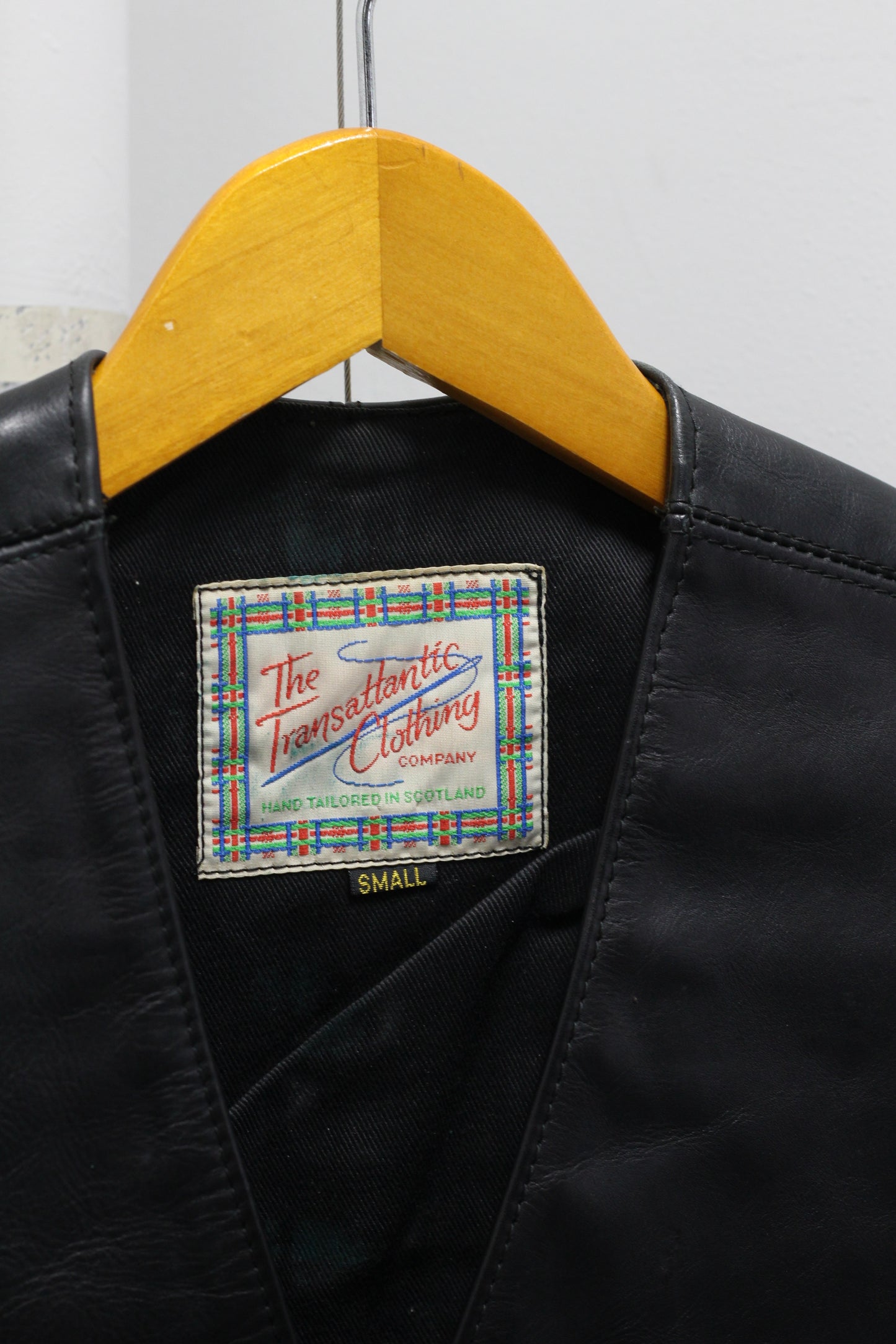 Made In Spain & Scotland Vintage Leather Vest x2点