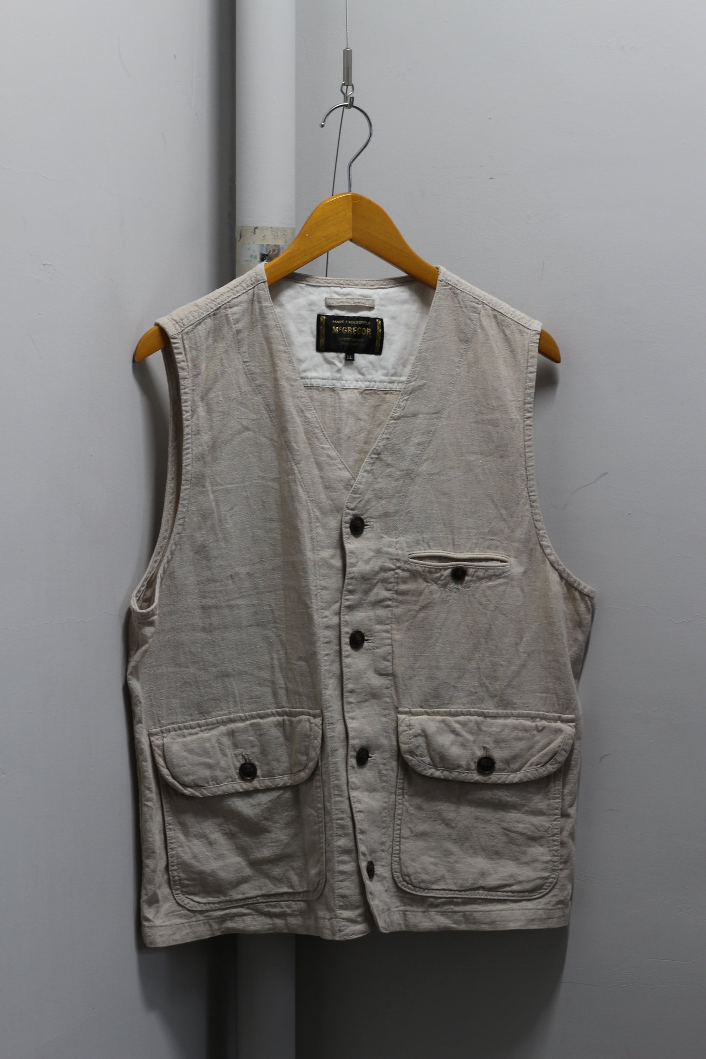 Men's Vintage Utility Vest x2点
