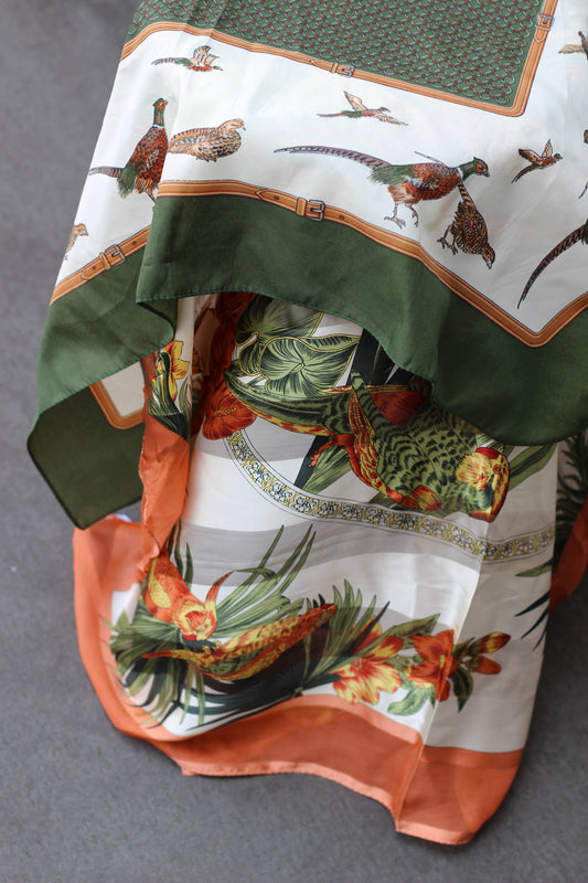 Bird Design Scarf x2点