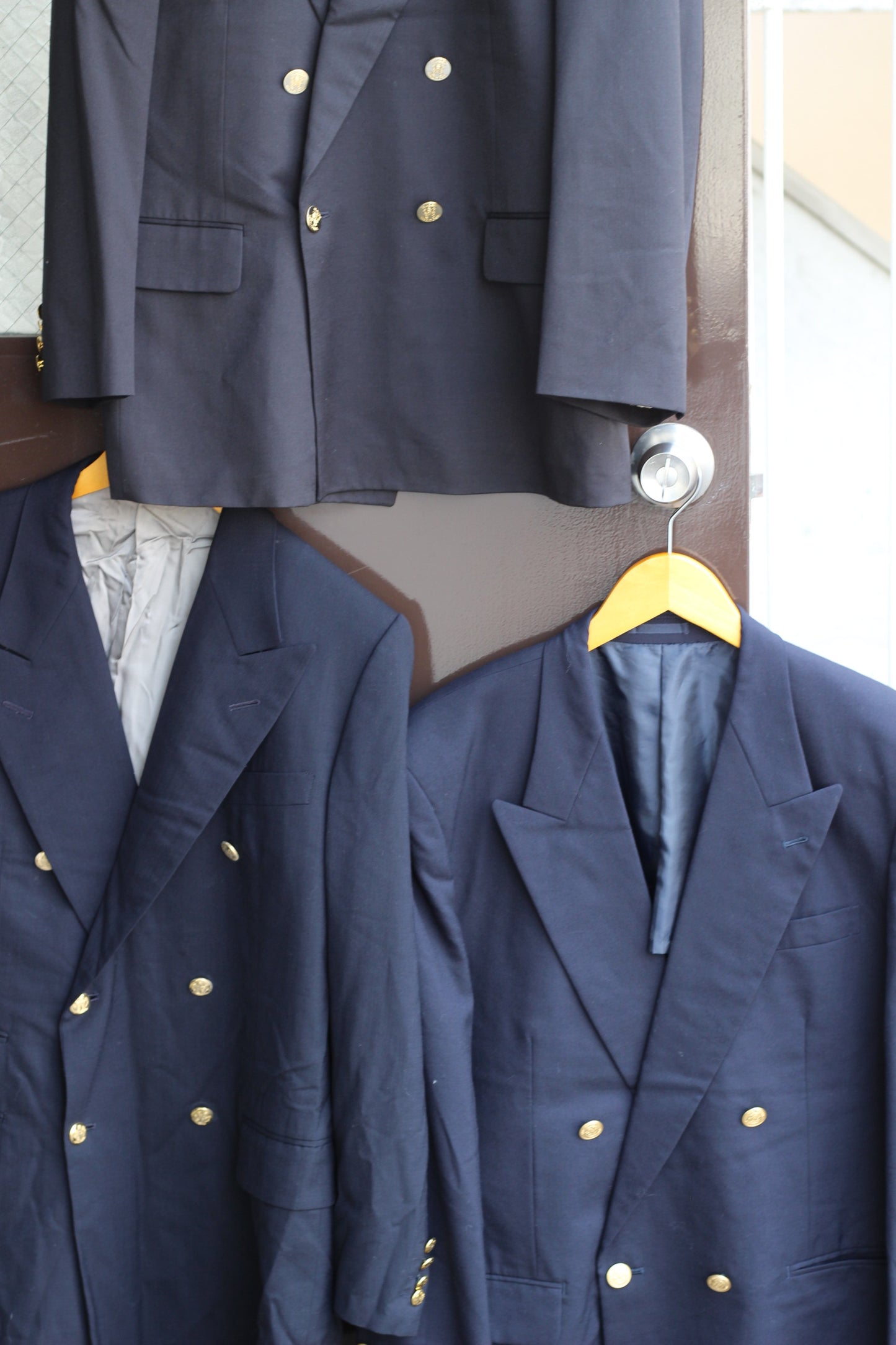 Men's American Traditional Style Gold Button Tailored Jacket x3点