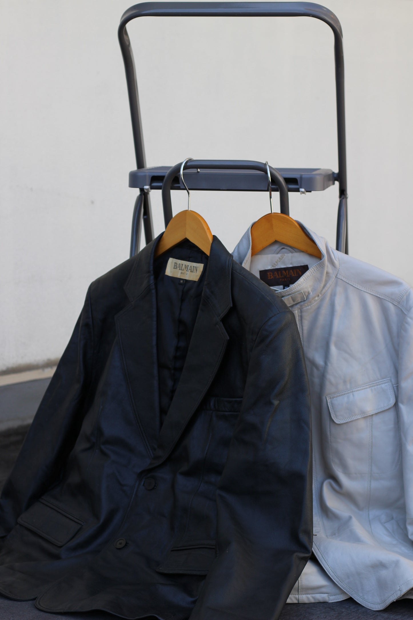 Pierre Balmain Men's Leather Tailored Jacket x2点