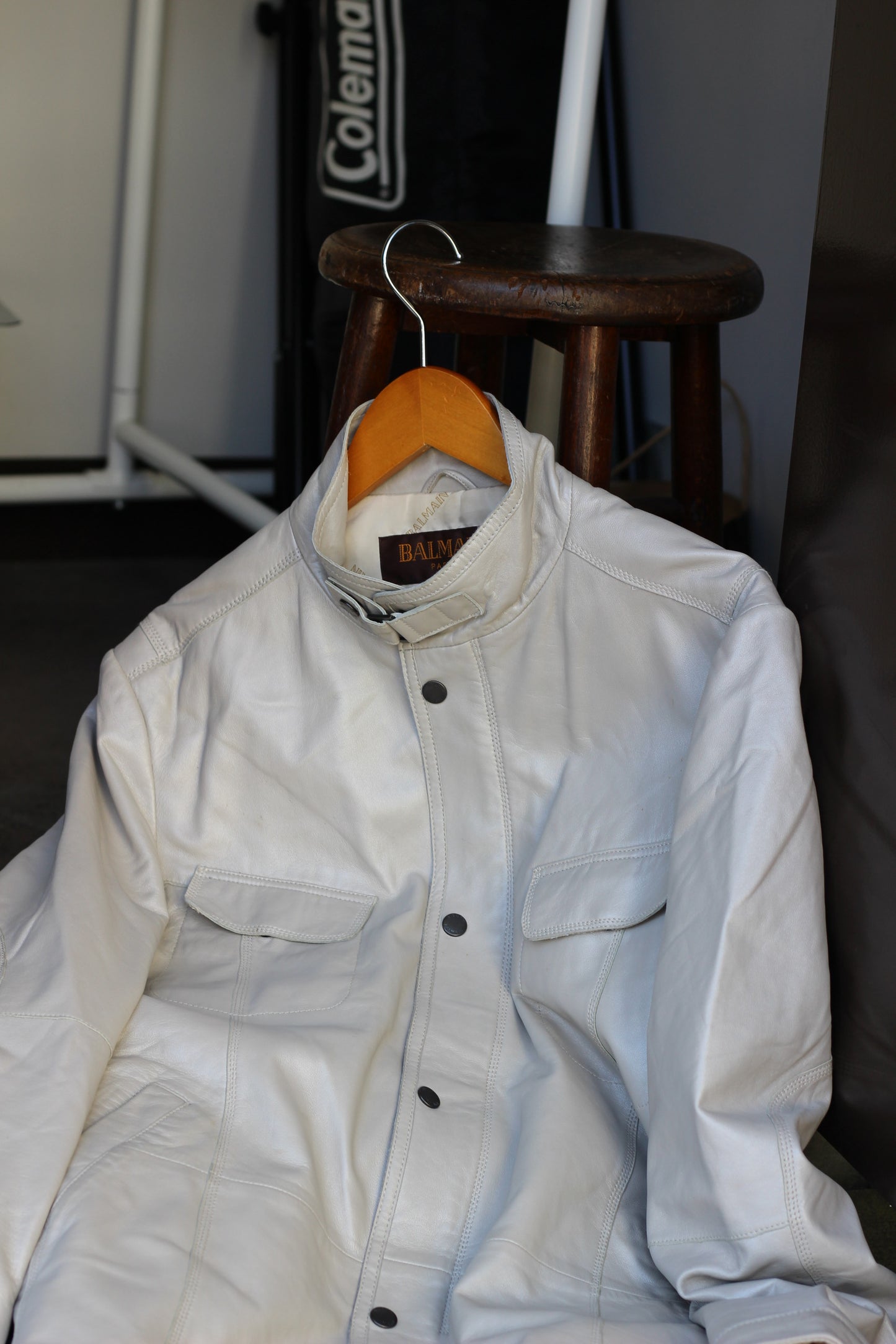 Pierre Balmain Men's Leather Tailored Jacket x2点