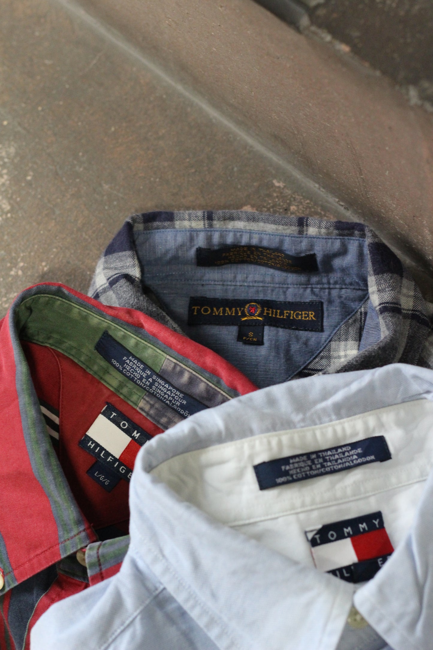 90's Tommy Hilfiger Long Sleeve Shirt x3点