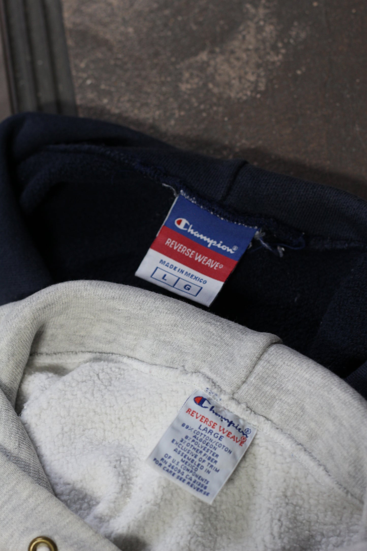 90's Made In Mexico Champion Reverse Weave Print Hoodie x2点