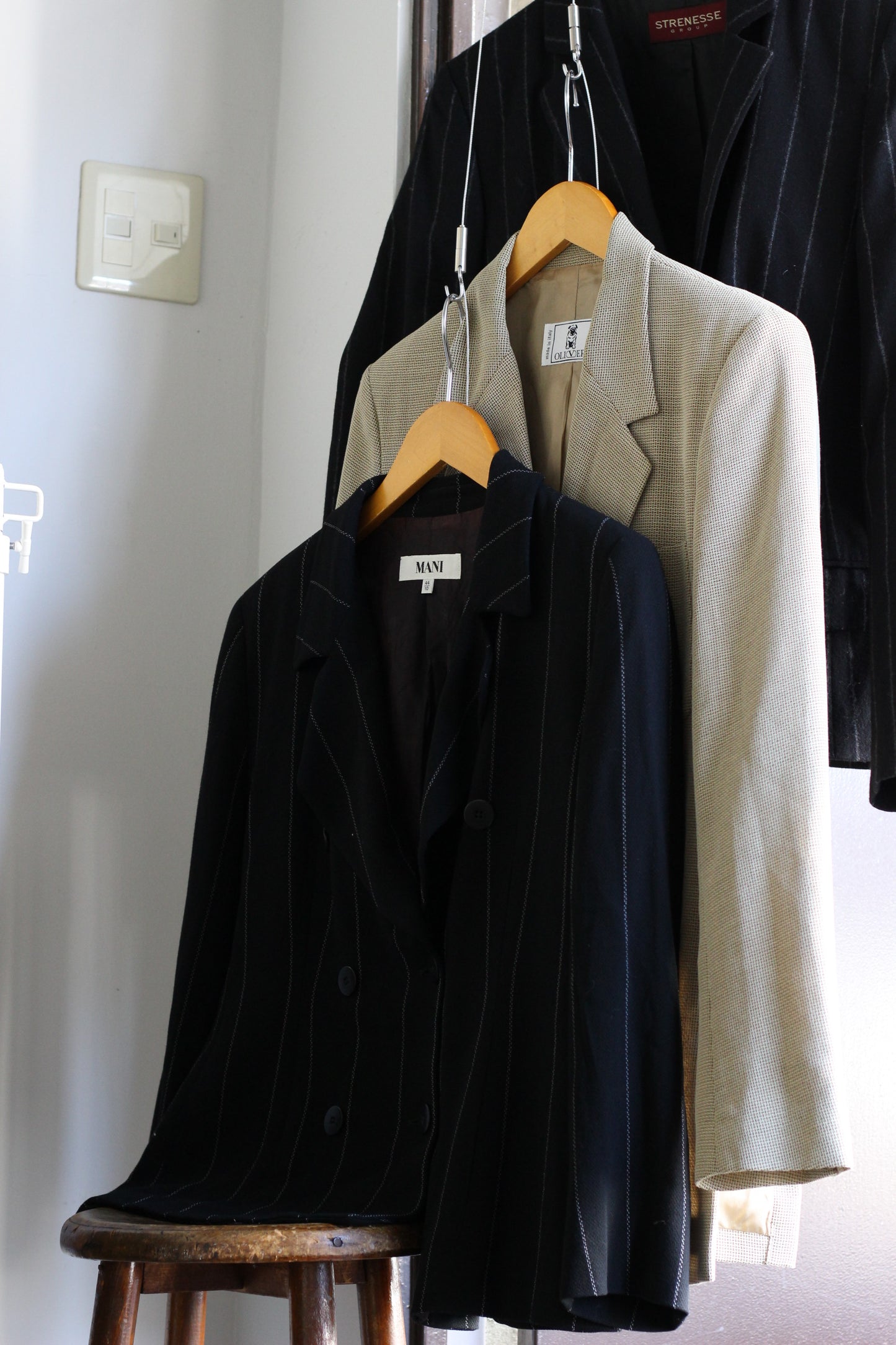 Women's Made In Italy Vintage Double Breasted Tailored Jacket x3点