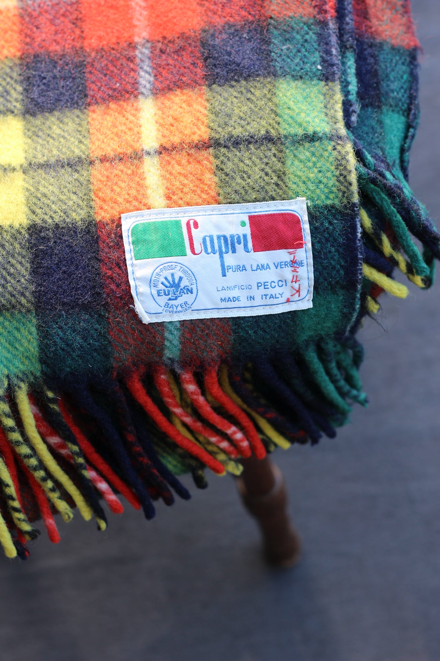 Made In Scotland 100% Cashmere muffler & Made In Italy Check muffler x2点