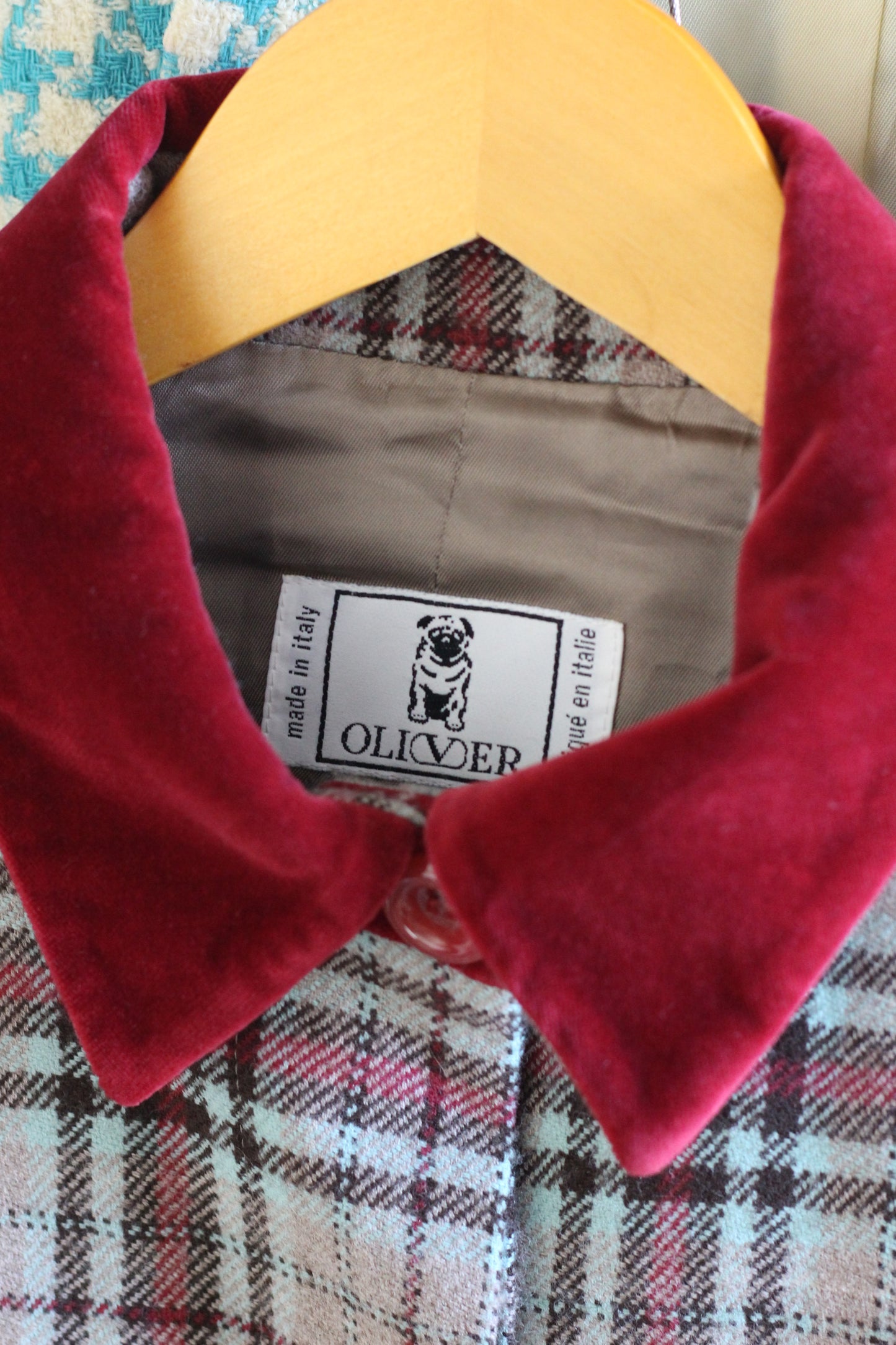 Women's Made In Italy Vintage Check Tailored Jacket x3点