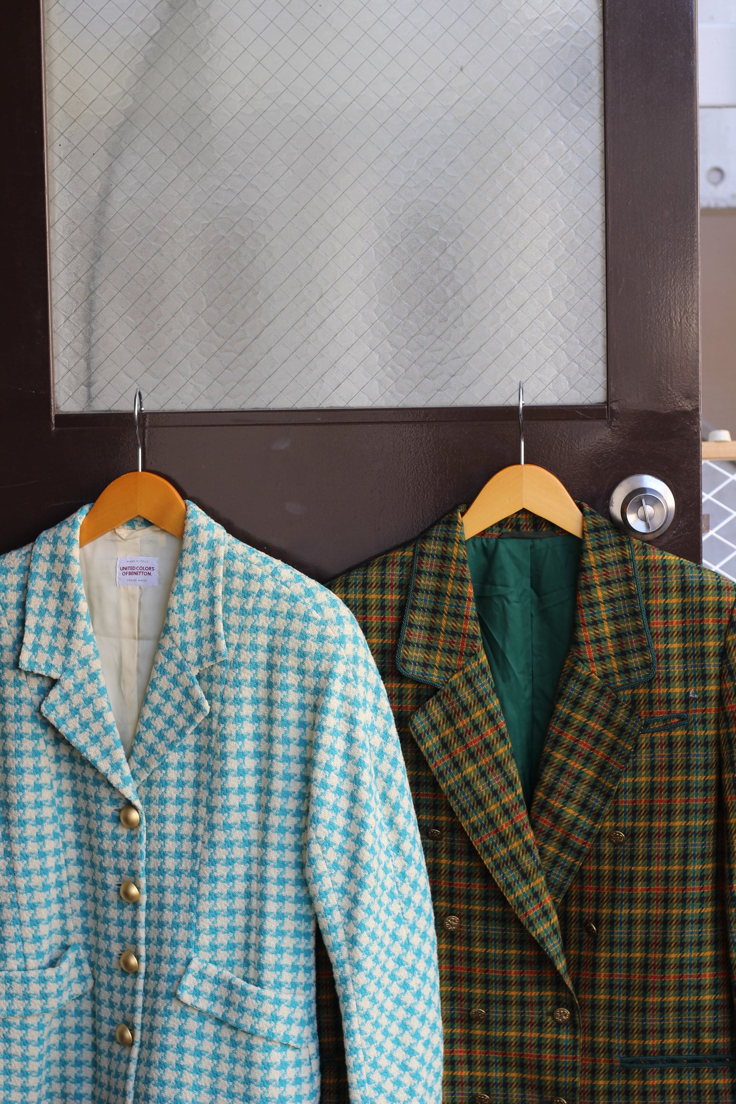 Women's Made In Italy Vintage Check Tailored Jacket x3点