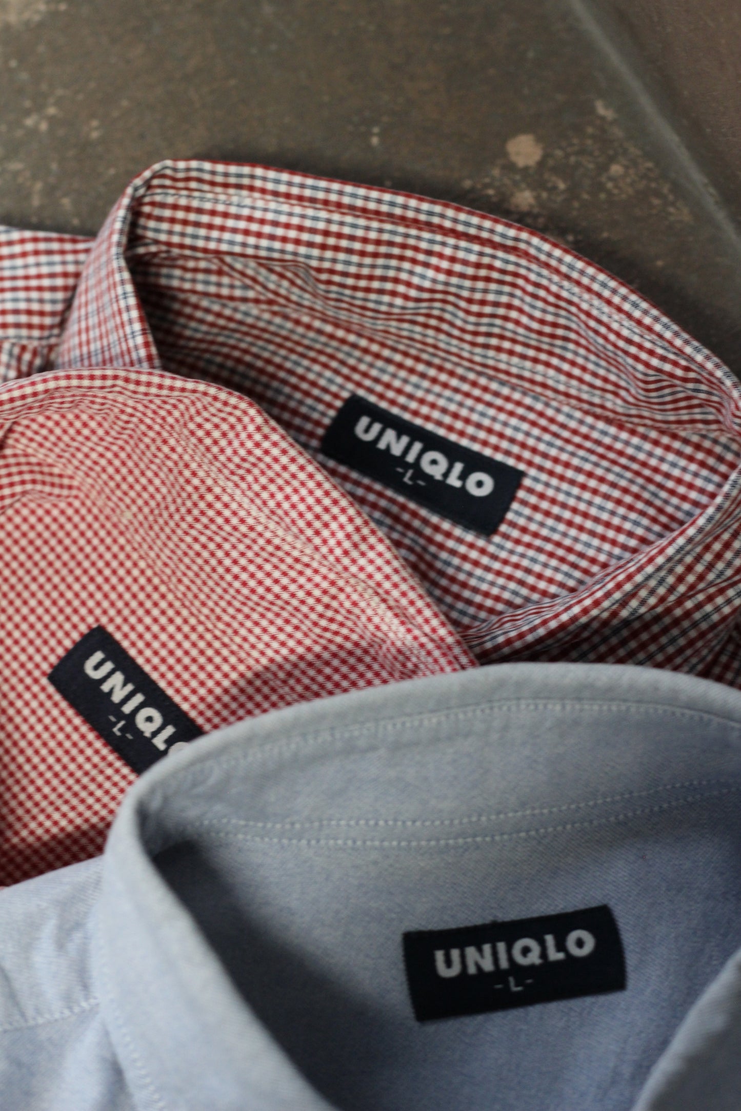 Old UNIQLO Short Sleeve Shirt x3点