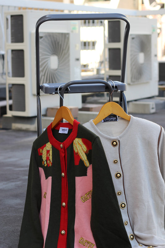 Women's Made In Italy Vintage Design Cardigan x2点