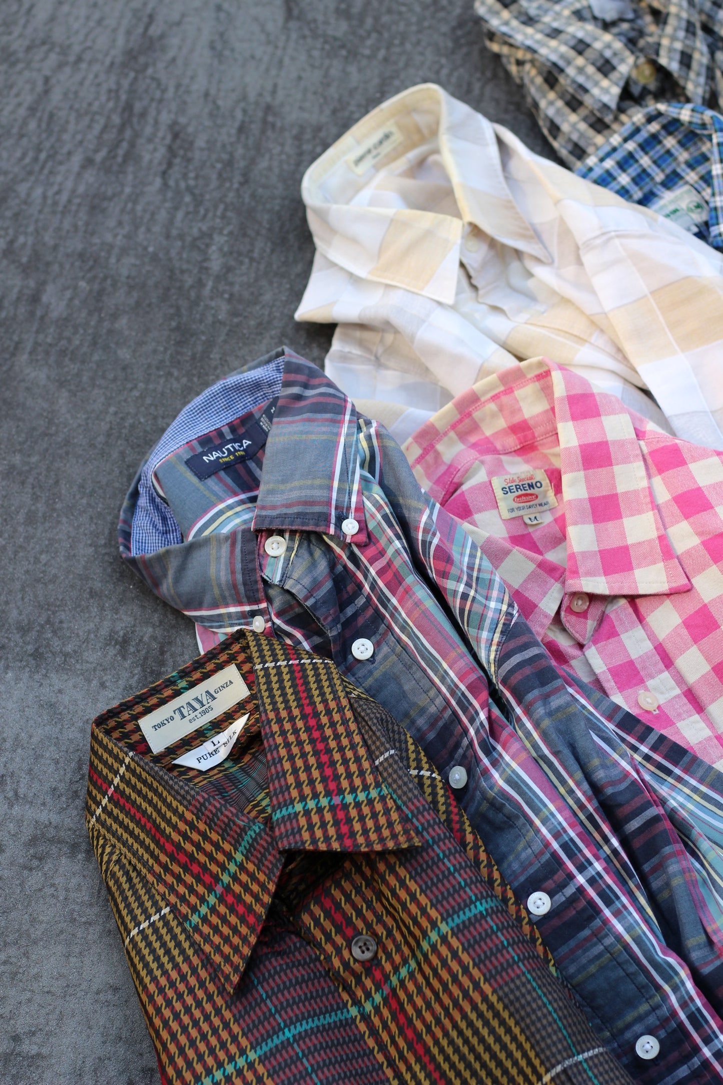 Men's design check shirt x10点