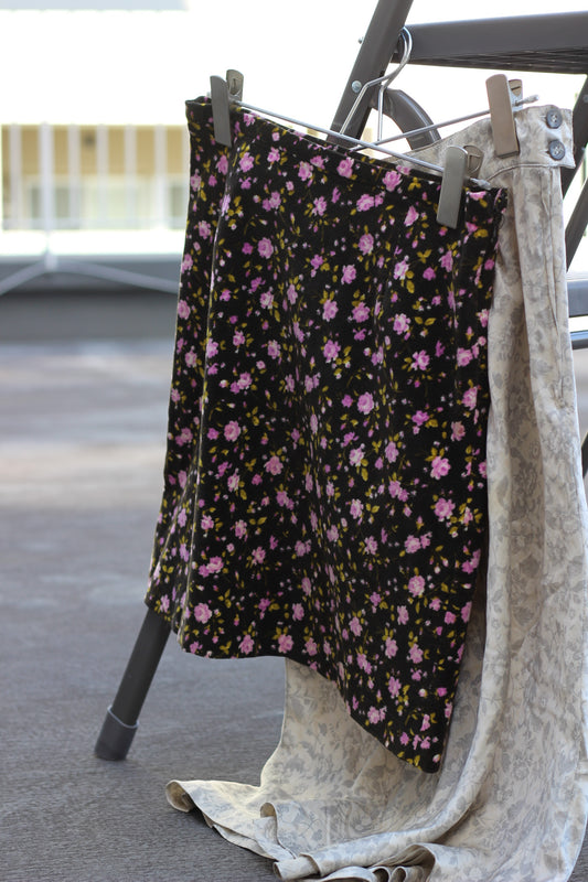 Women's Made In Italy Vintage Floral Design Skirt x2点