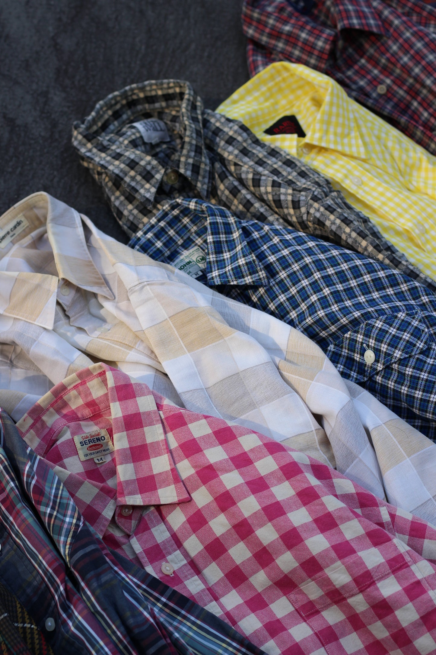 Men's design check shirt x10点