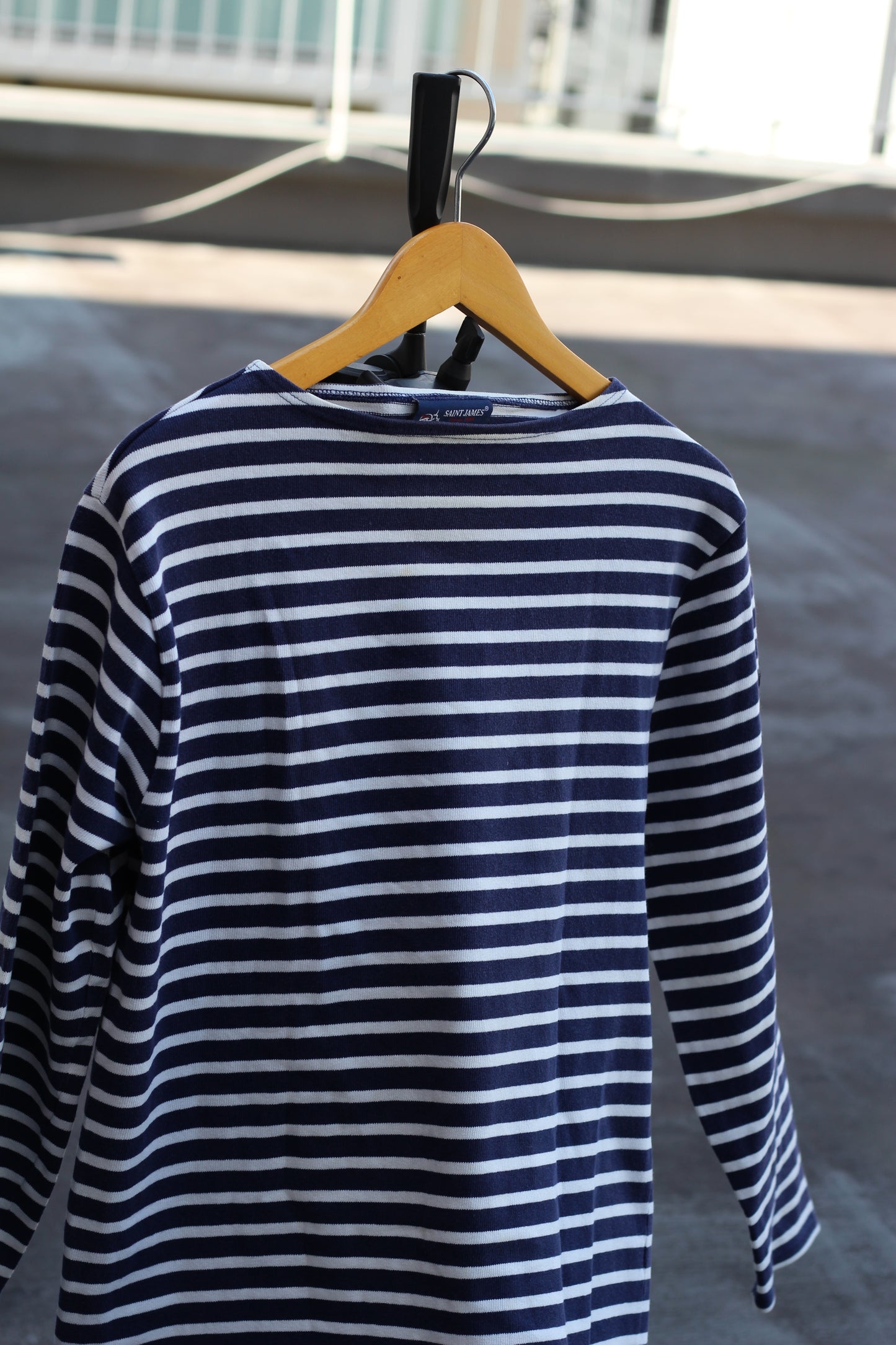 Saint James Boat Neck Stripe Long Sleeve T-Shirt x2点