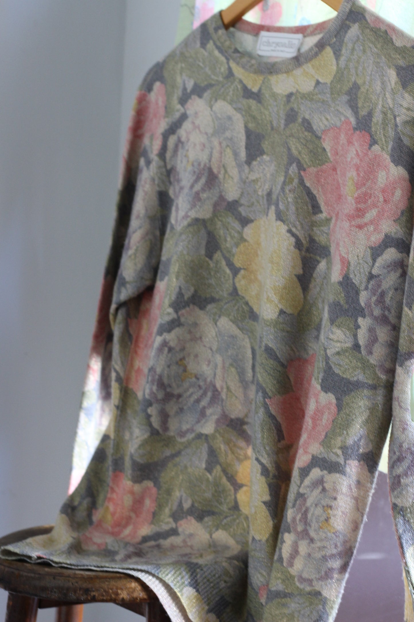 Women's Made In Italy Vintage Floral Design Knitwear x2点
