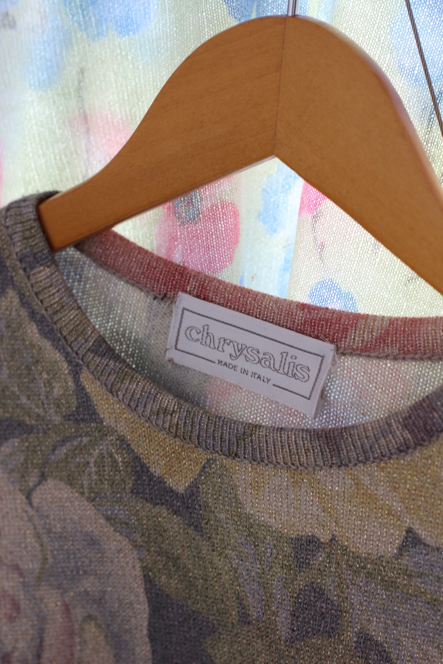 Women's Made In Italy Vintage Floral Design Knitwear x2点
