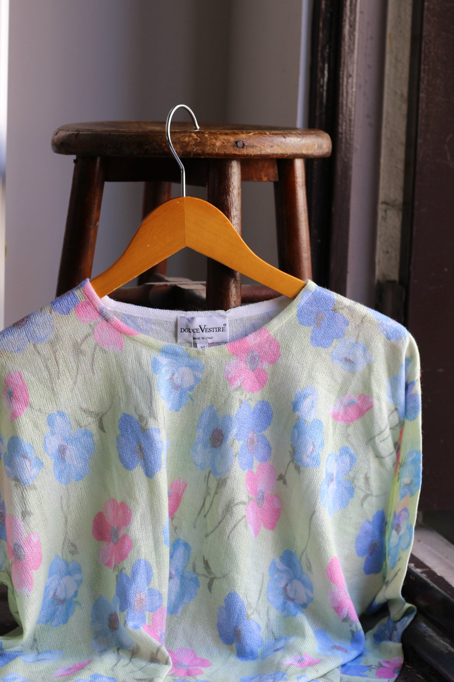 Women's Made In Italy Vintage Floral Design Knitwear x2点