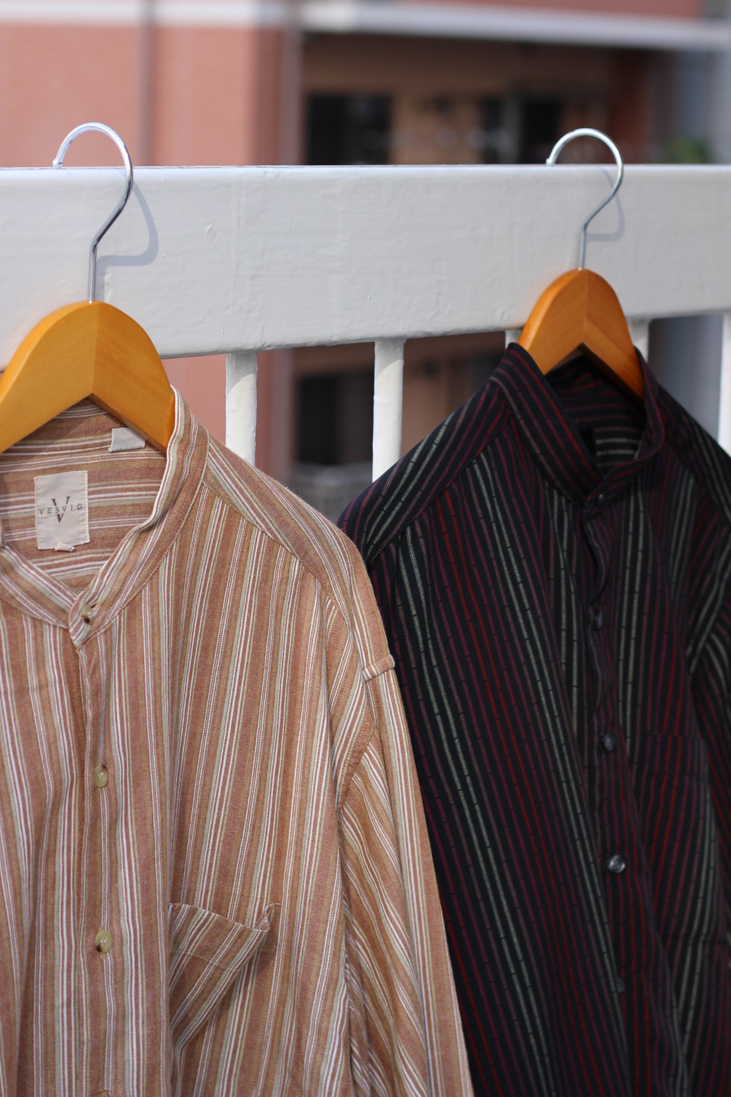 Men's open stand collar shirt x5点