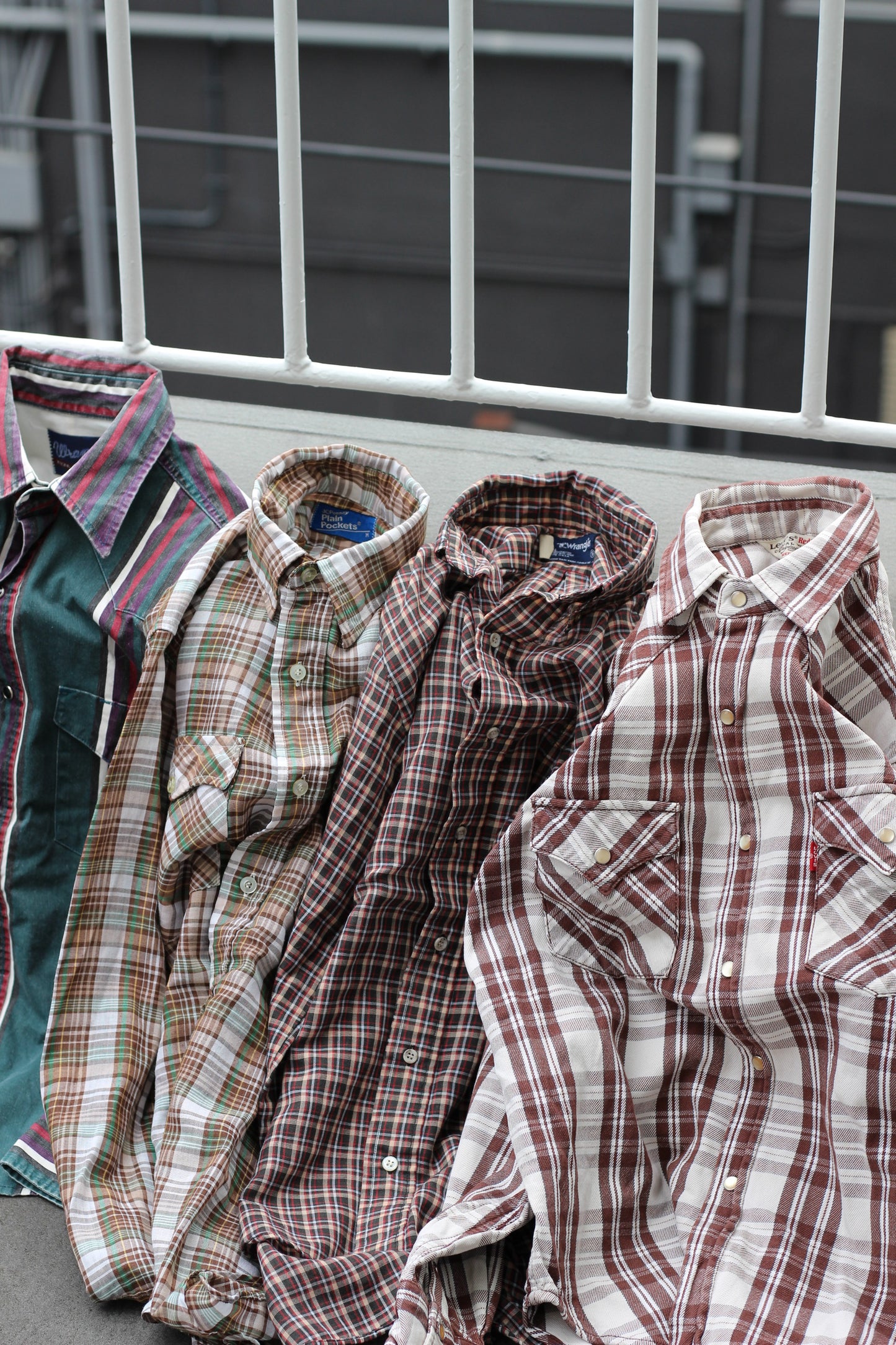 90's 00's Usa Brand Long Sleeve Shirt x5点