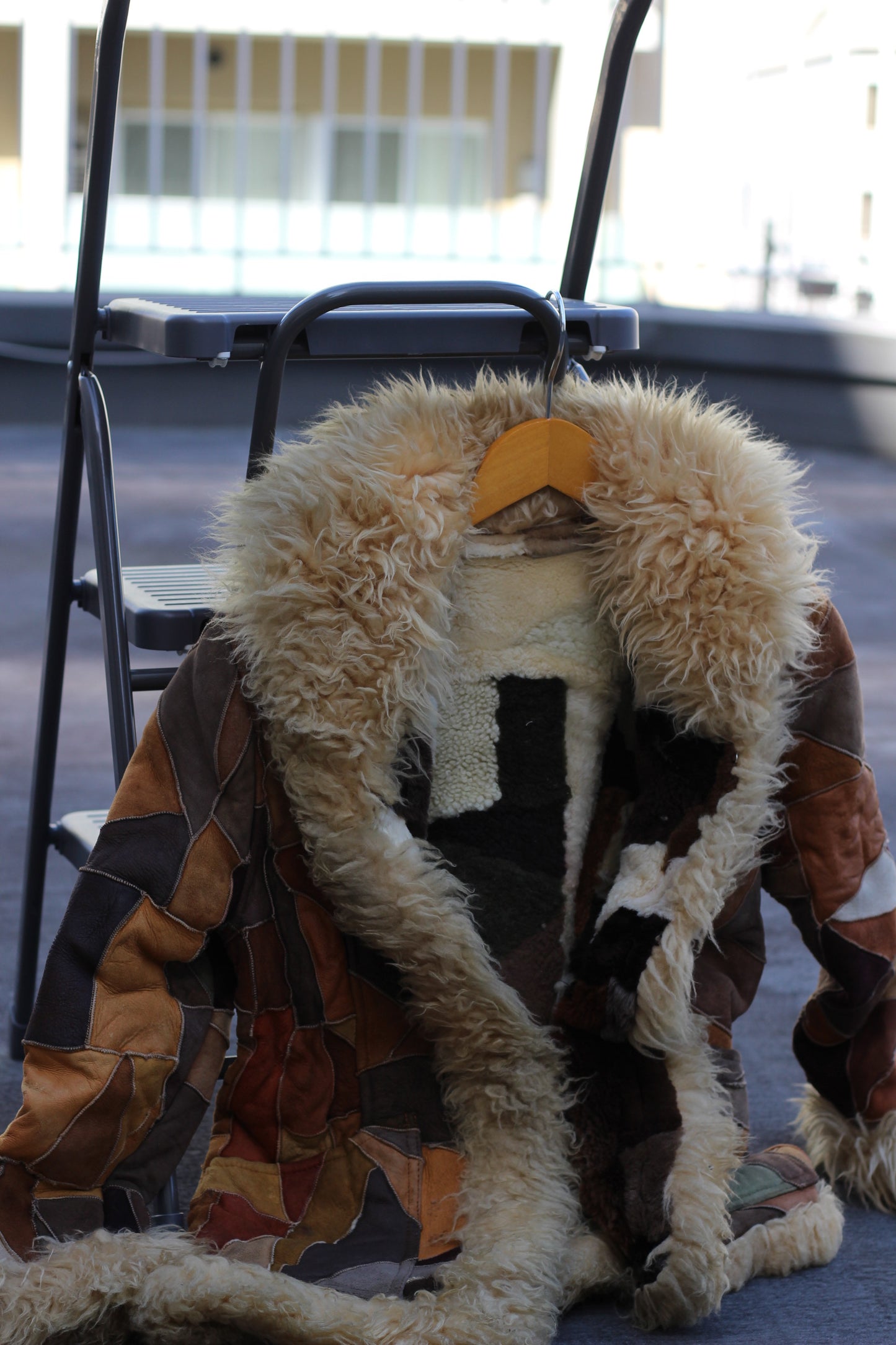 Women's Vintage mouton Design Fur Jacket x3点