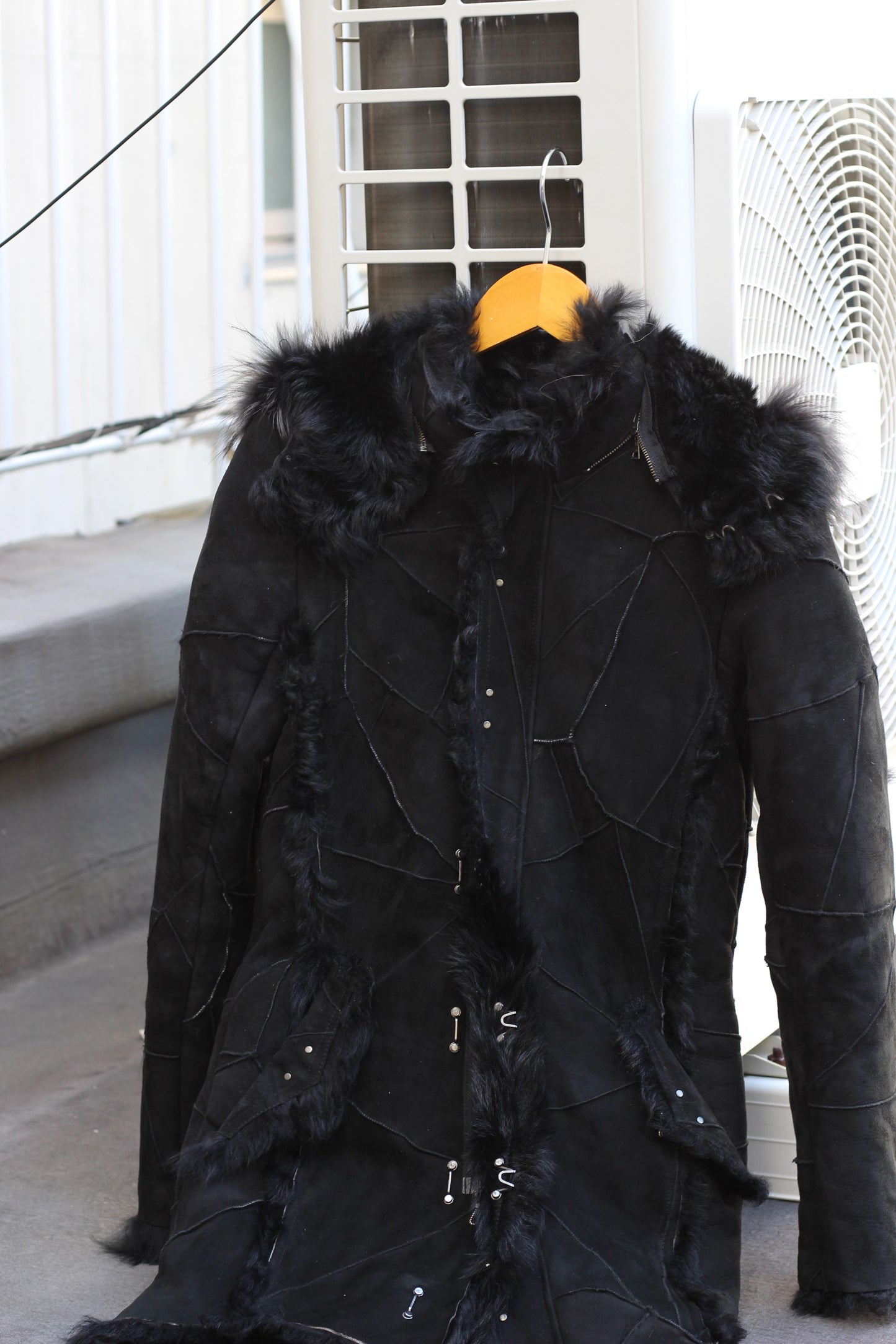 Women's Vintage mouton Design Fur Jacket x3点