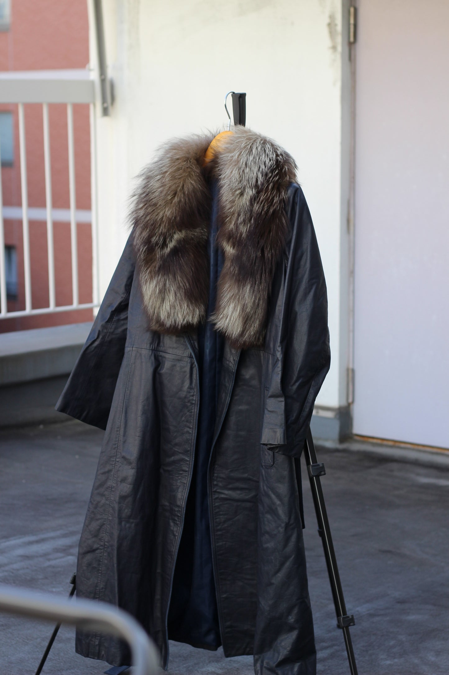 Women's Vintage Fur Leather Coat x2点