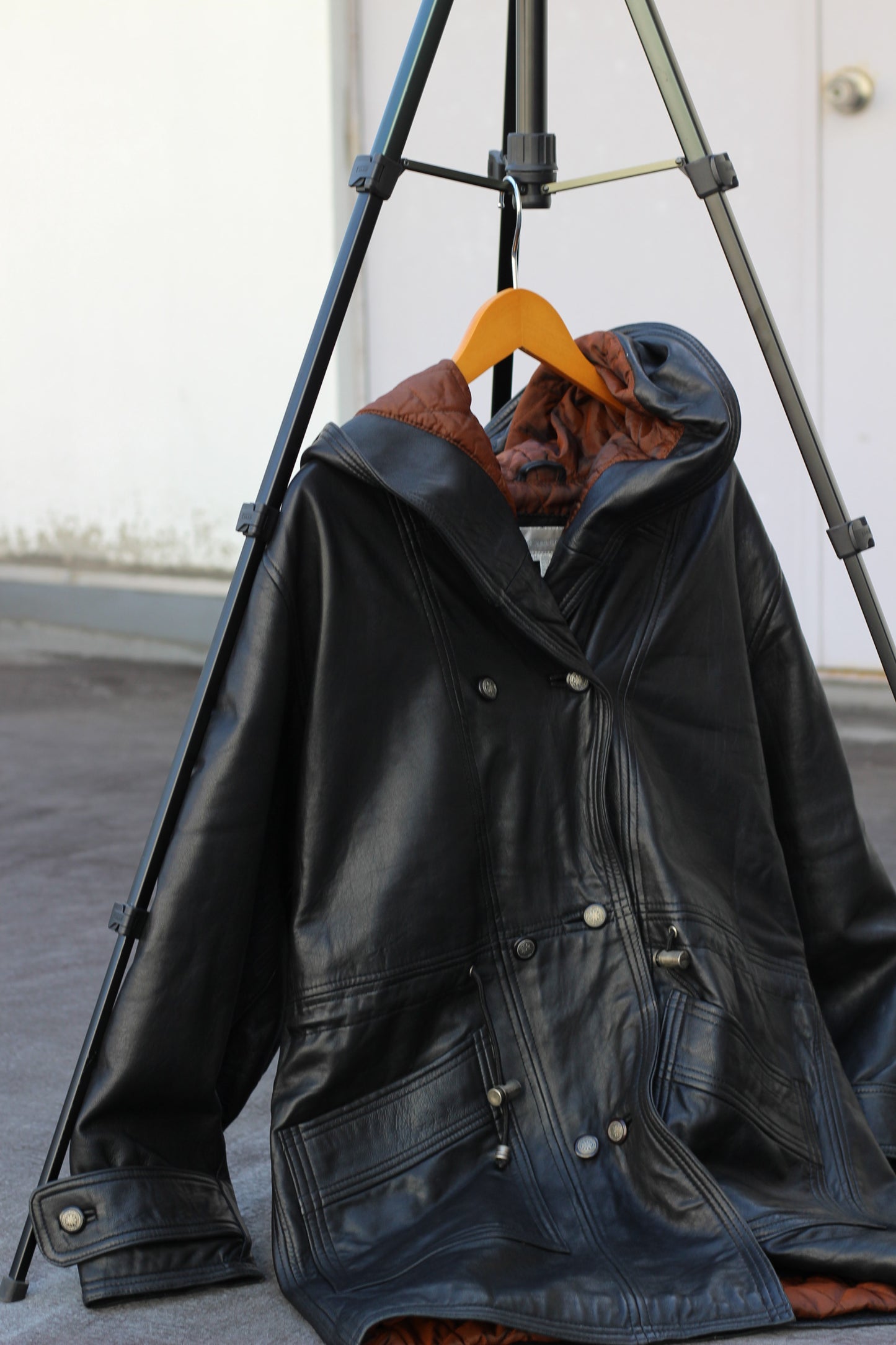 Women's Vintage Leather Coat x2点