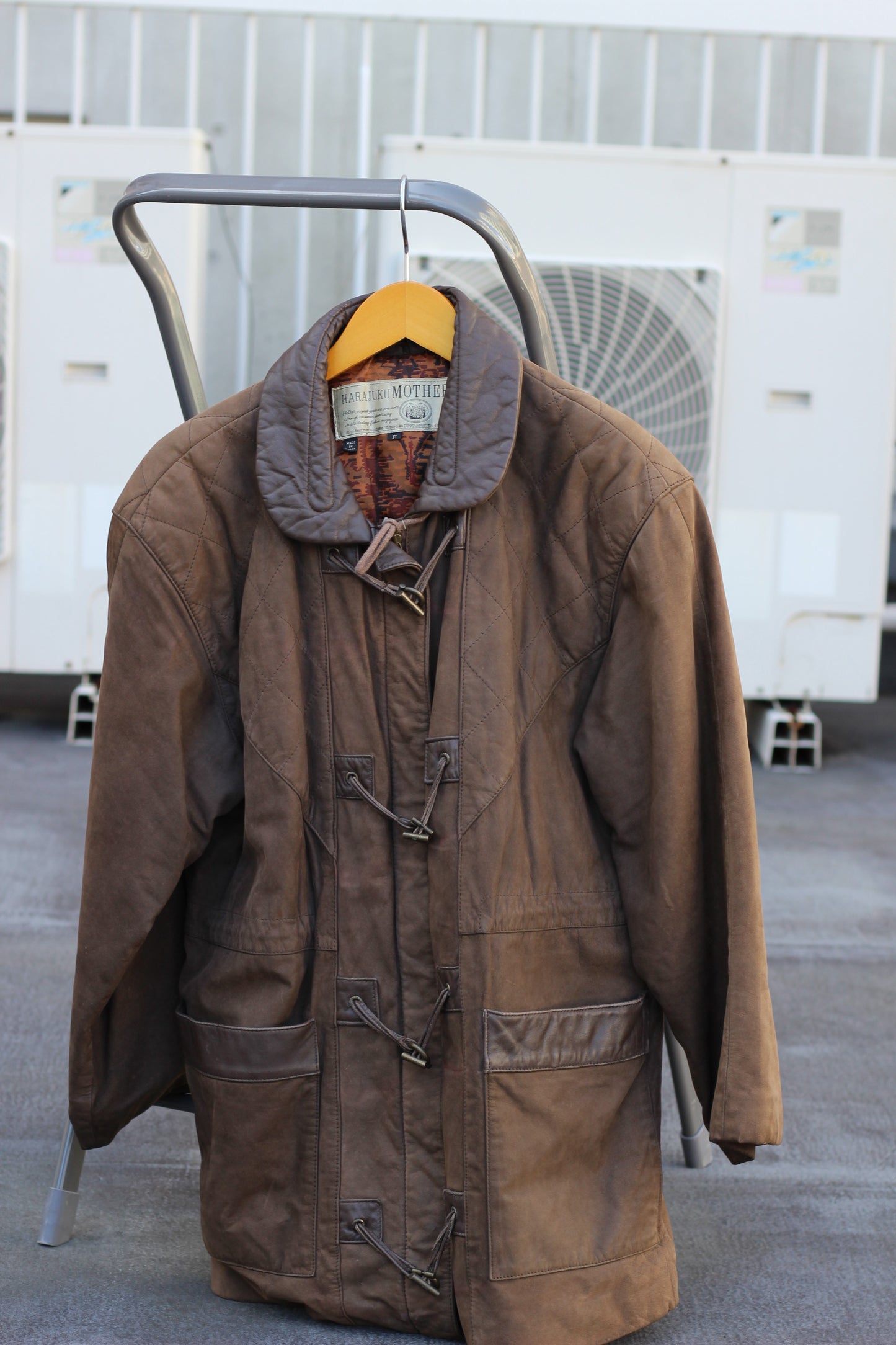 Women's Vintage Leather Coat x2点