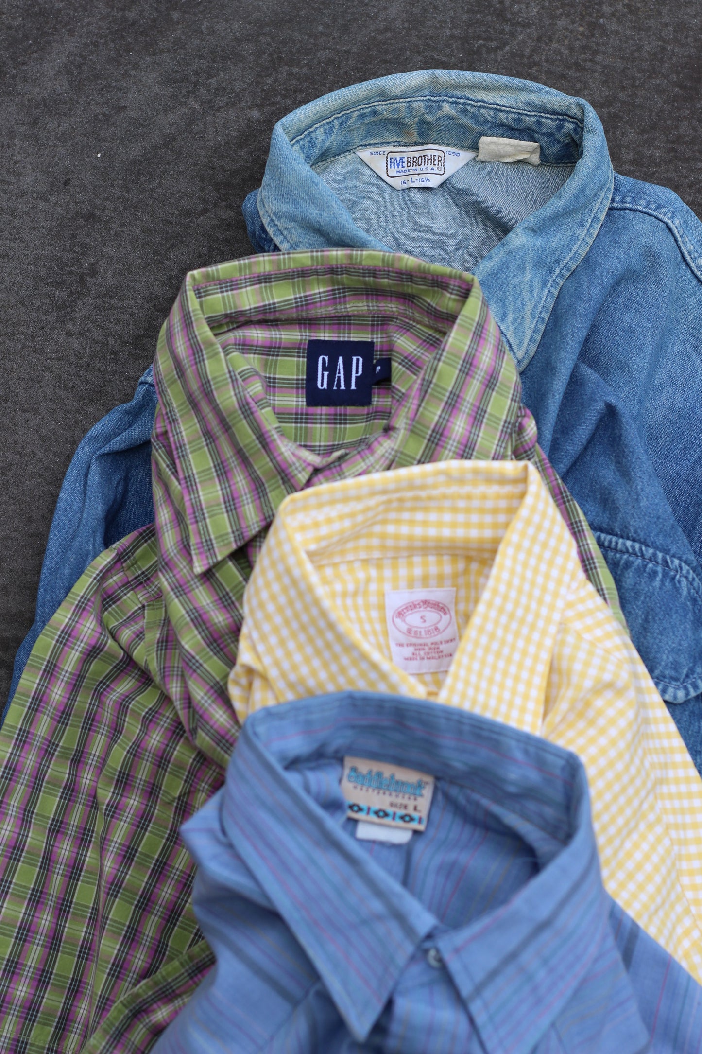Men's Usa Vintage Short Sleeve Shirt x5点