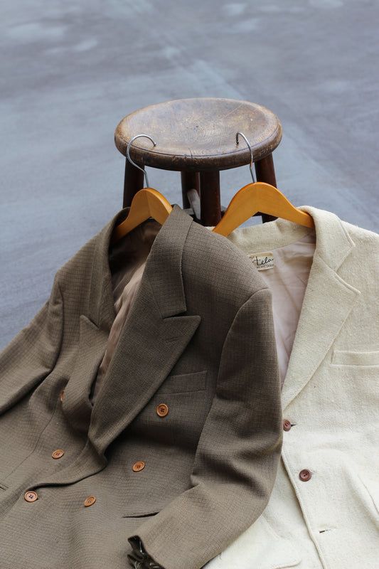 Men's Imported Vintage Tailored Jacket x3点